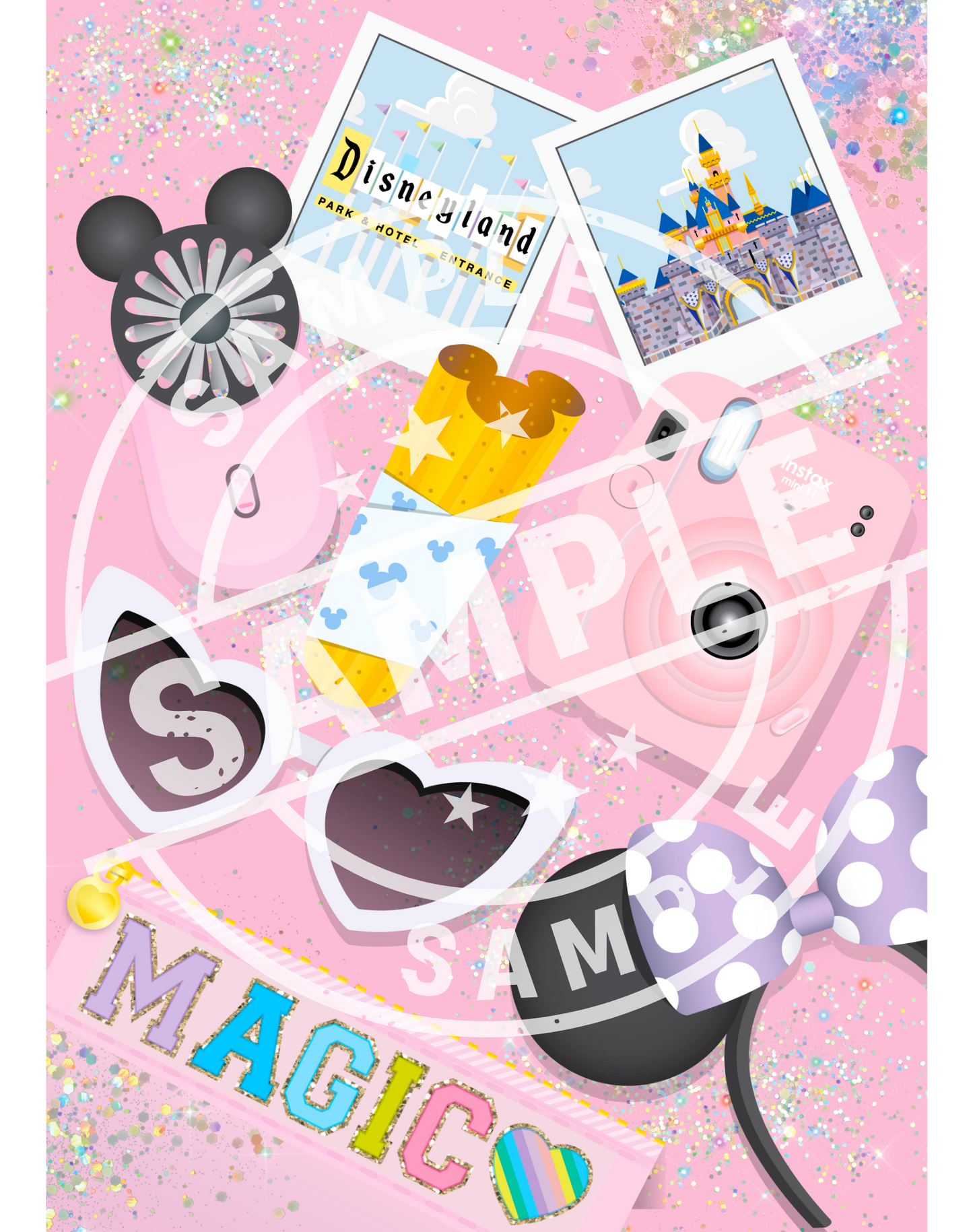 *DIGITAL DOWNLOAD ONLY* Original Flatlay 5x7 - DLand