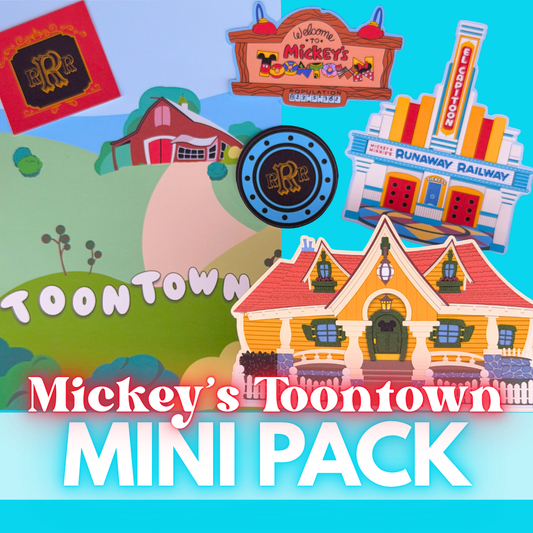 STICKER SCRAP PACK - MINI Mickey's Toontown