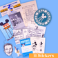 STICKER SCRAP PACK - MINI 1923 Production Studios
