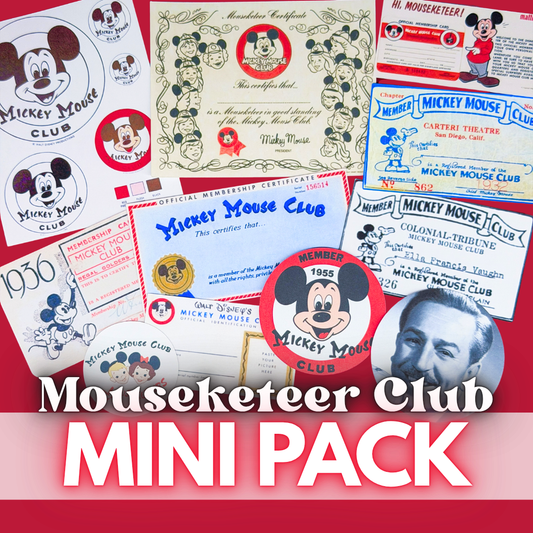 STICKER SCRAP PACK - MINI Mouseketeer Club