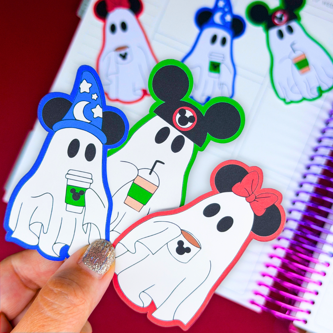 Journaling Paper Sticker - Magic Ghosts (Set of 3)