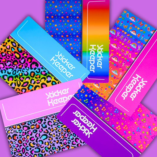 *PRE-ORDER* Sticker Storage Books - 90's Stationery - *SHIPS MID/LATE JUNE*