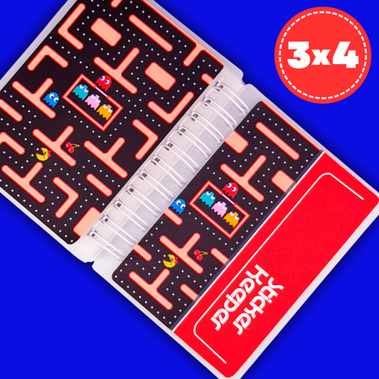 3x4 (Small) Reusable Sticker Book (Peel 'n Stick) - Ms. PacMan