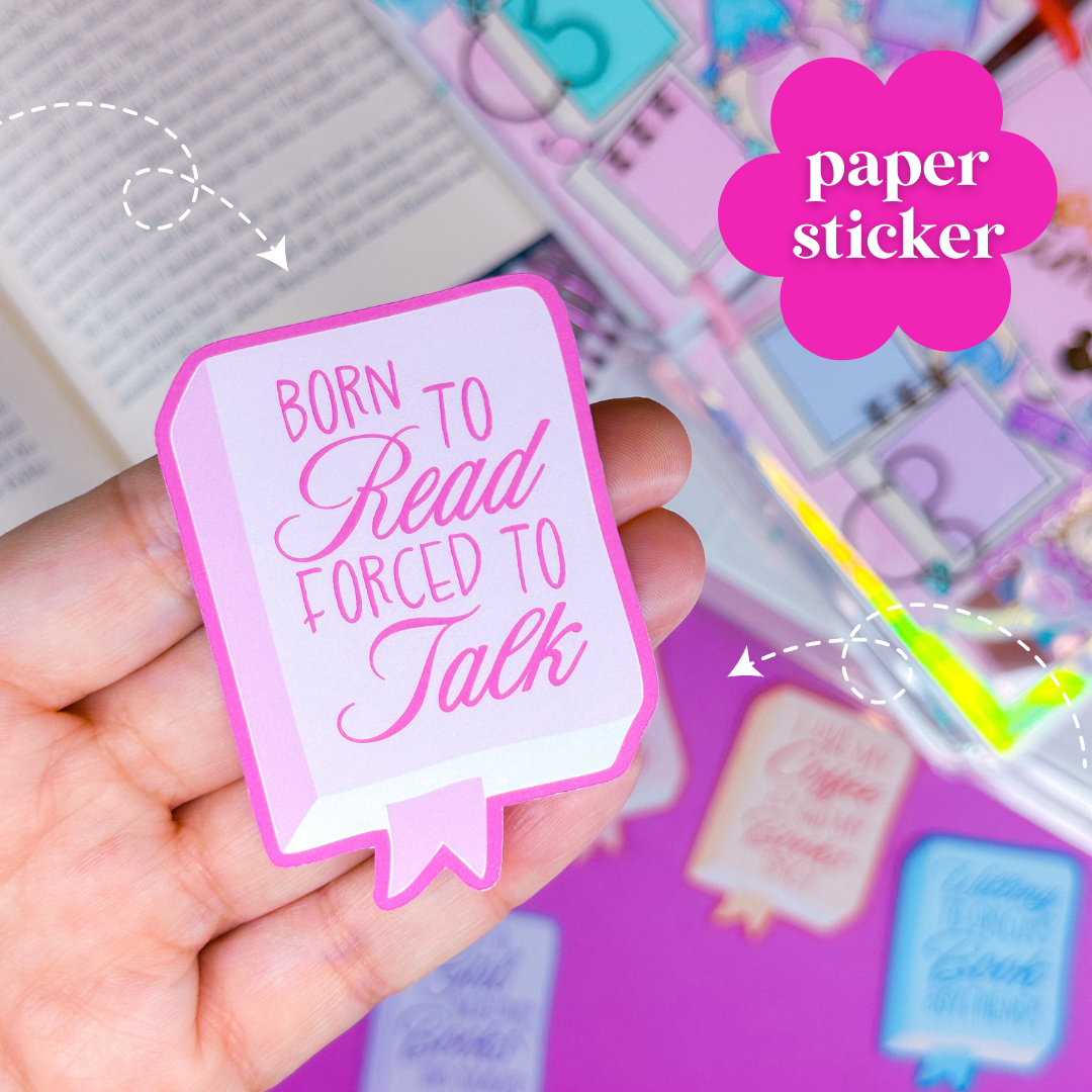 Journaling Paper Sticker - Book Styles