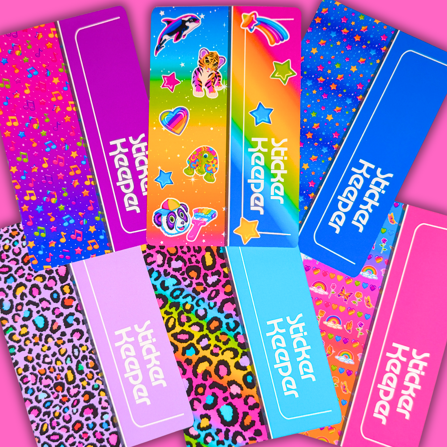 *PRE-ORDER* Reusable Sticker Book (Peel 'n Stick) - 90's STICKER KEEPER - *SHIPS EARLY/MID OCTOBER* (Copy) (Copy) (Copy)