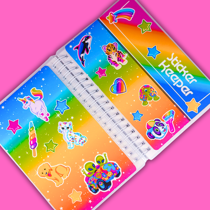 *PRE-ORDER* Reusable Sticker Book (Peel 'n Stick) - 90's STICKER KEEPER - *SHIPS EARLY/MID OCTOBER* (Copy) (Copy) (Copy)
