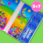 5x7 (Large) Reusable Sticker Book (Peel 'n Stick) - STICKER KEEPER Aliens