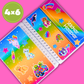 4x6 (Medium) Reusable Sticker Book (Peel 'n Stick) - STICKER KEEPER Rainbow Stickers