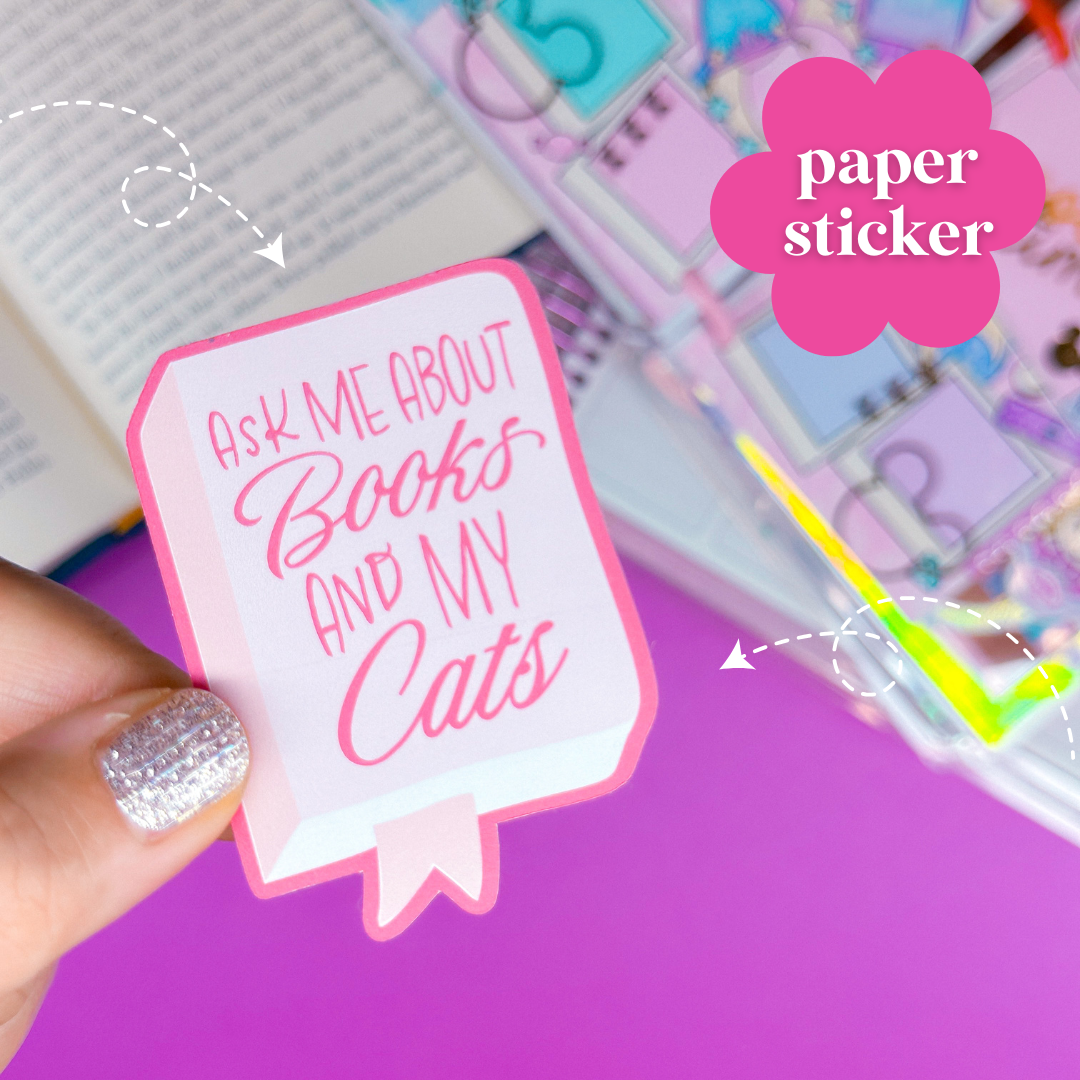 Journaling Paper Sticker - Book Styles