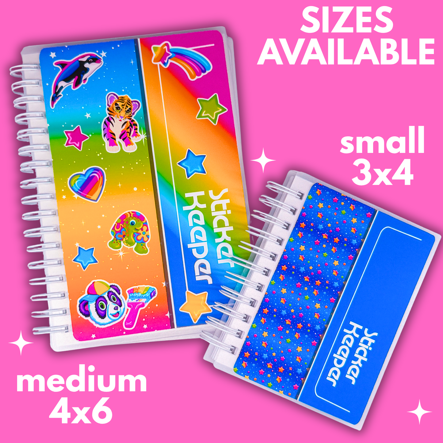 *PRE-ORDER* Reusable Sticker Book (Peel 'n Stick) - 90's STICKER KEEPER - *SHIPS EARLY/MID OCTOBER* (Copy) (Copy) (Copy)