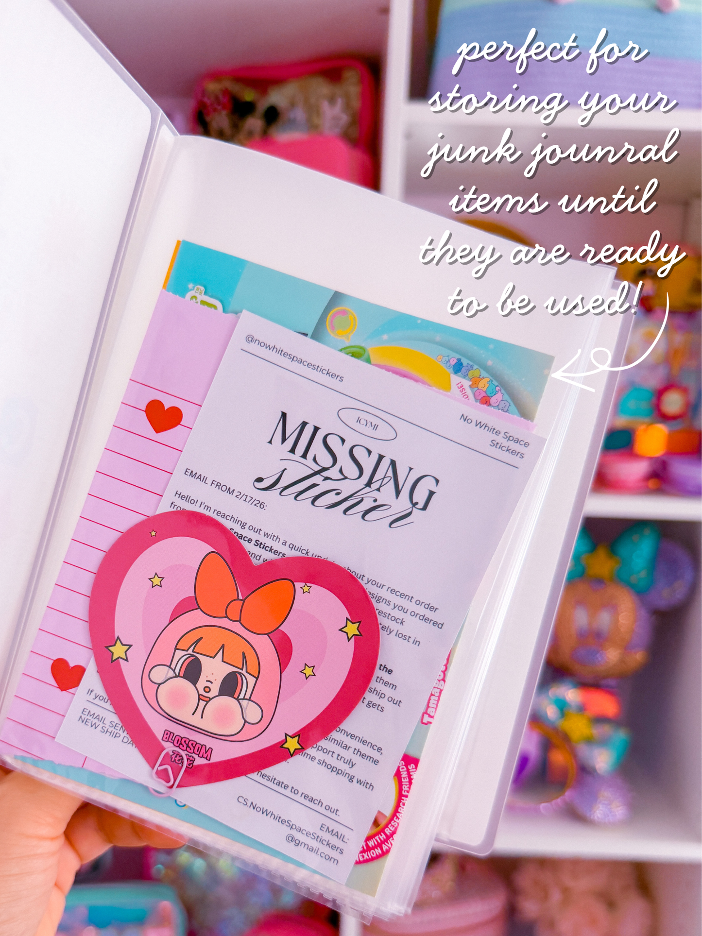 5x7 Junk Journal Storage Book - Junk Journal Collage + Kits