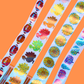 JUNK JOURNAL - FALL Roll Stickers (4" to 6" each)