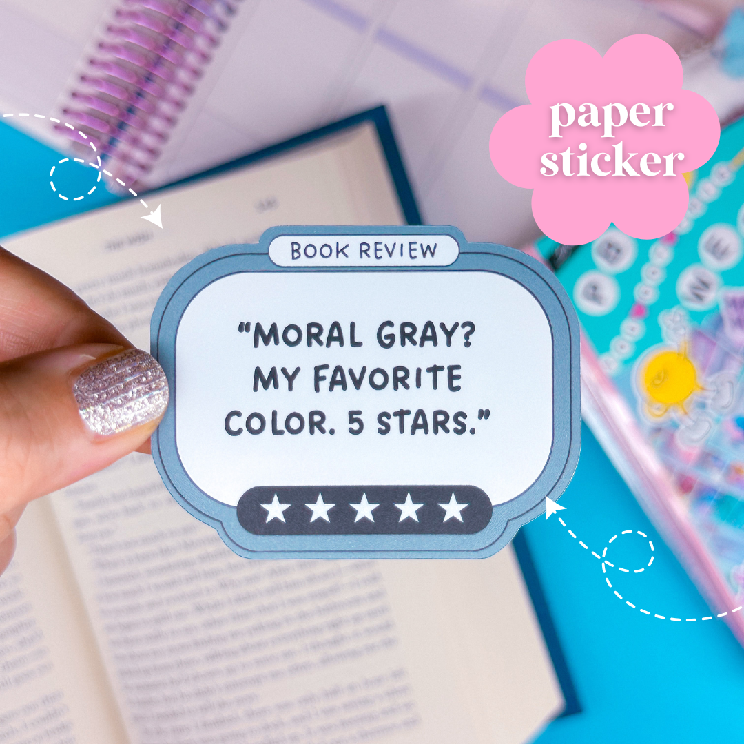 Journaling Paper Sticker - Book Reviews