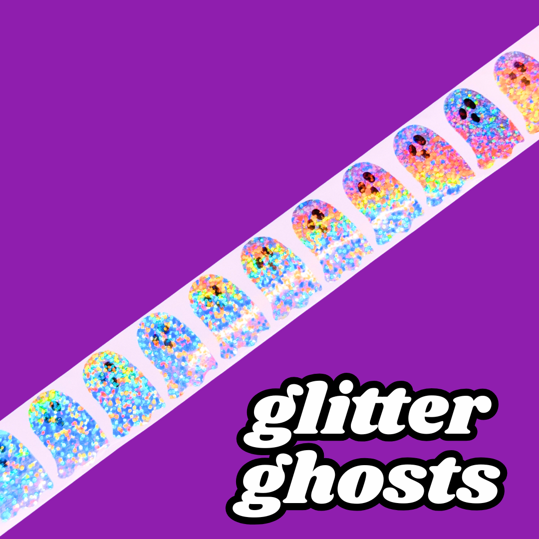 JUNK JOURNAL - Halloween 2.0 Roll Stickers (4" to 6" each)