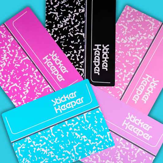 *PRE-ORDER* Sticker Storage Books - Composition Notebook - *SHIPS MID/LATE JUNE*