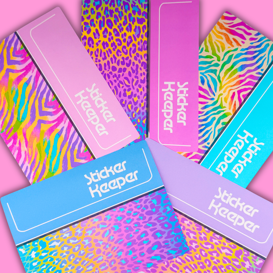 *PRE-ORDER* Sticker Storage Books - Pastel 90's - *SHIPS MID/LATE JUNE*