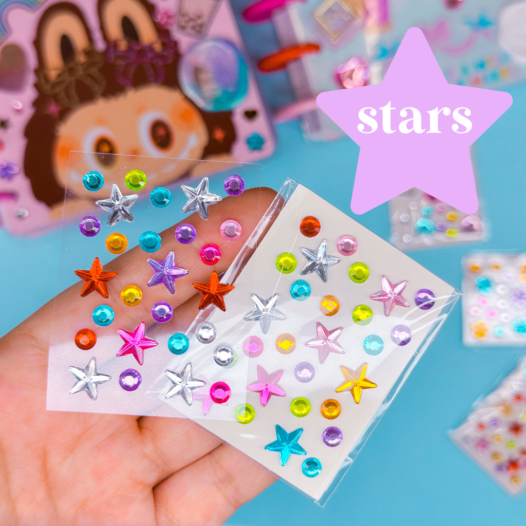 Journaling Crystal Stickers - Decorative Gems! (Tabitha's Favorite)