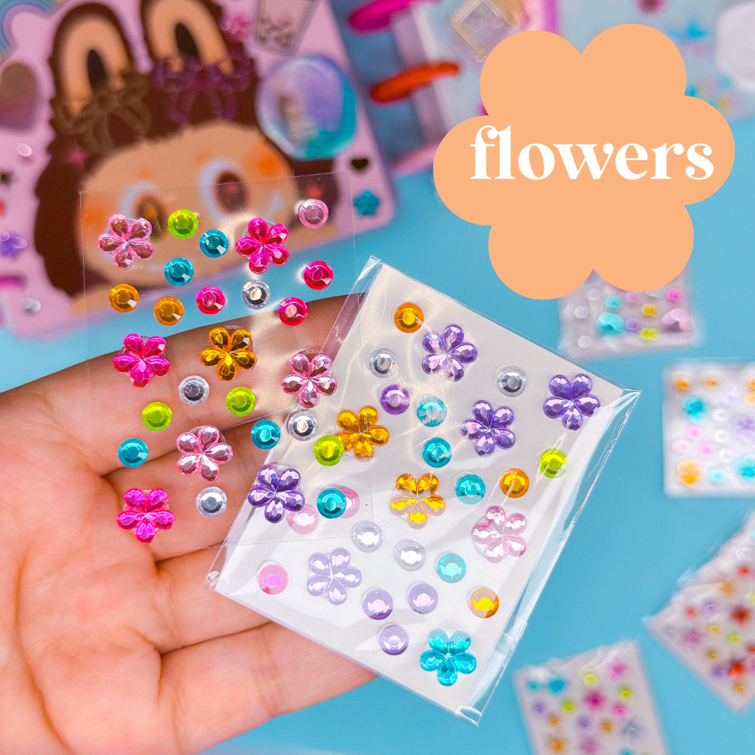 Journaling Crystal Stickers - Decorative Gems! (Tabitha's Favorite)