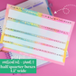 FOILED Vertical Planner Stickers (Standard 1.5") - Wicked 2.0