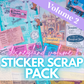 NEW! STICKER SCRAP PACK - DL Vintage 1955 (Vol. 2)
