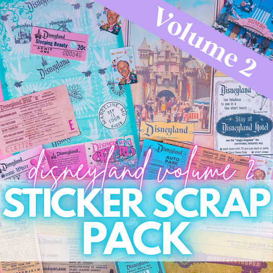 NEW! STICKER SCRAP PACK - DL Vintage 1955 (Vol. 2)