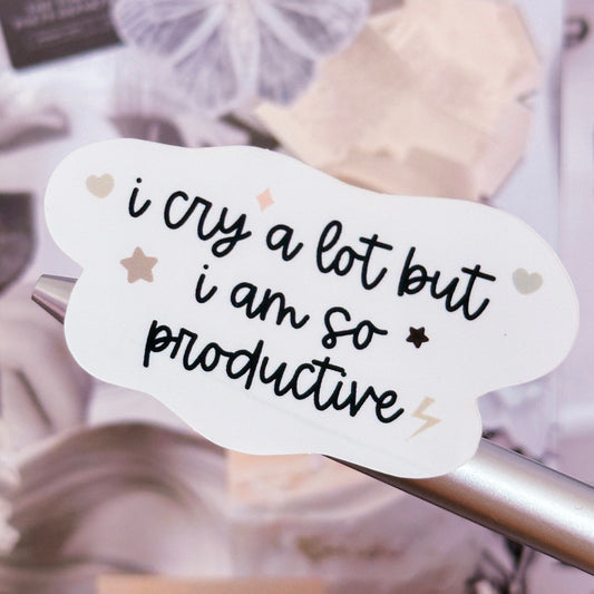 Waterproof Sticker - TTPD I cry a lot