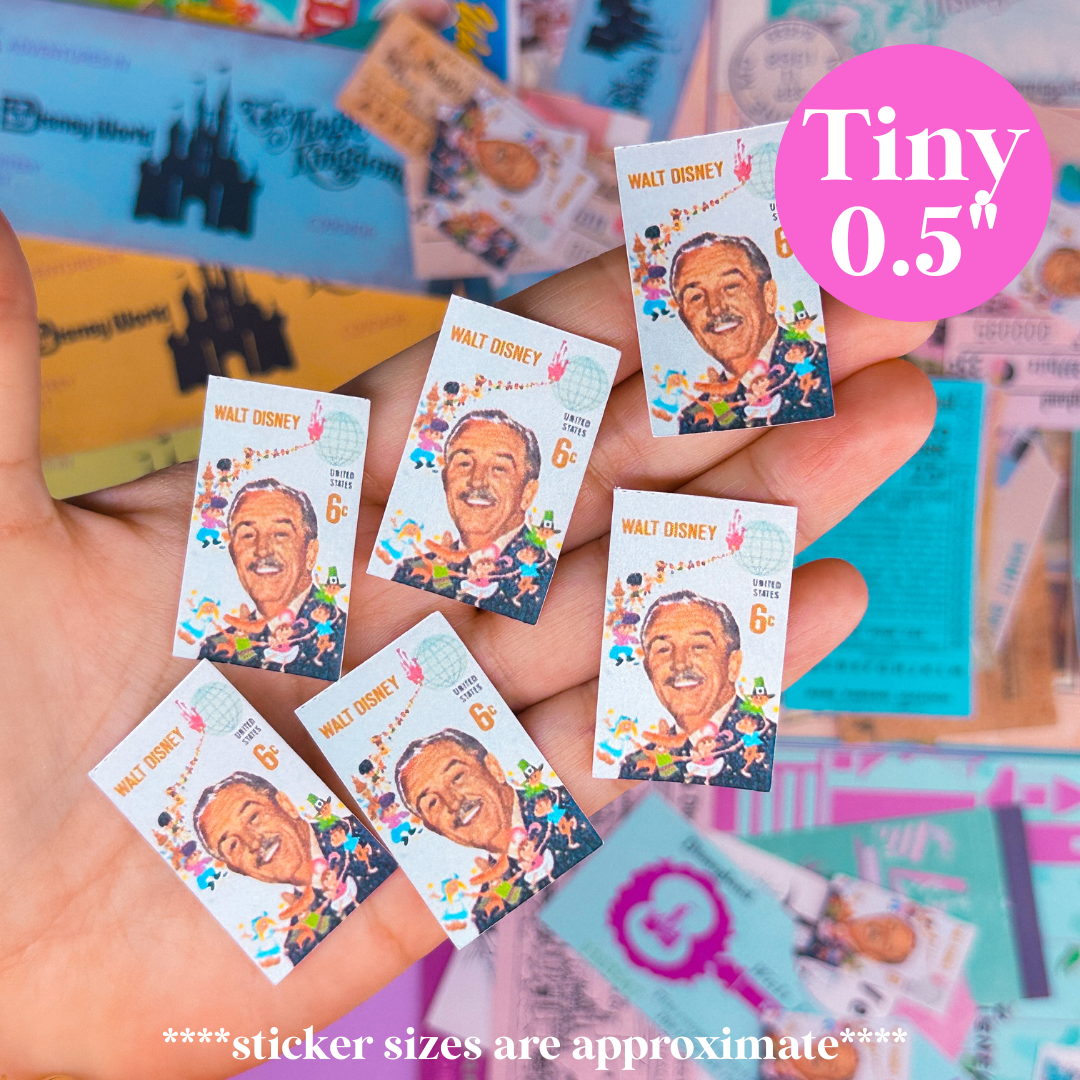 Journaling Paper Sticker - Vintage Paper Stamp Set