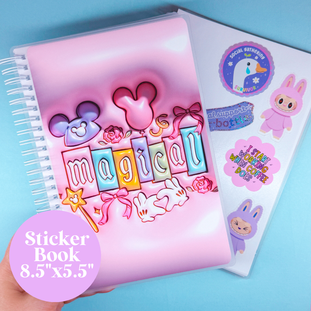 Reusable Sticker Books - 3D Puffy Magic