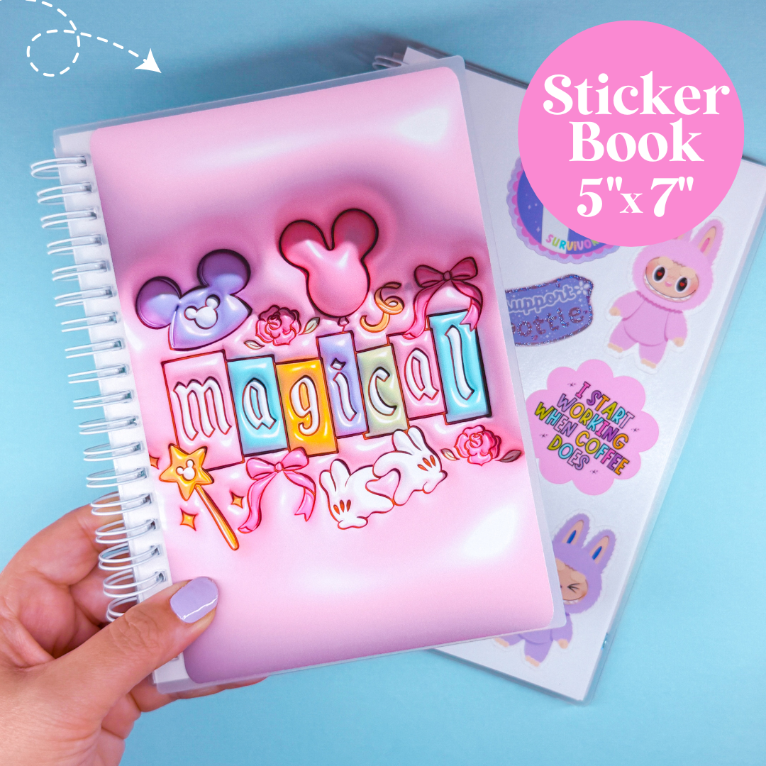 Reusable Sticker Books - 3D Puffy Magic