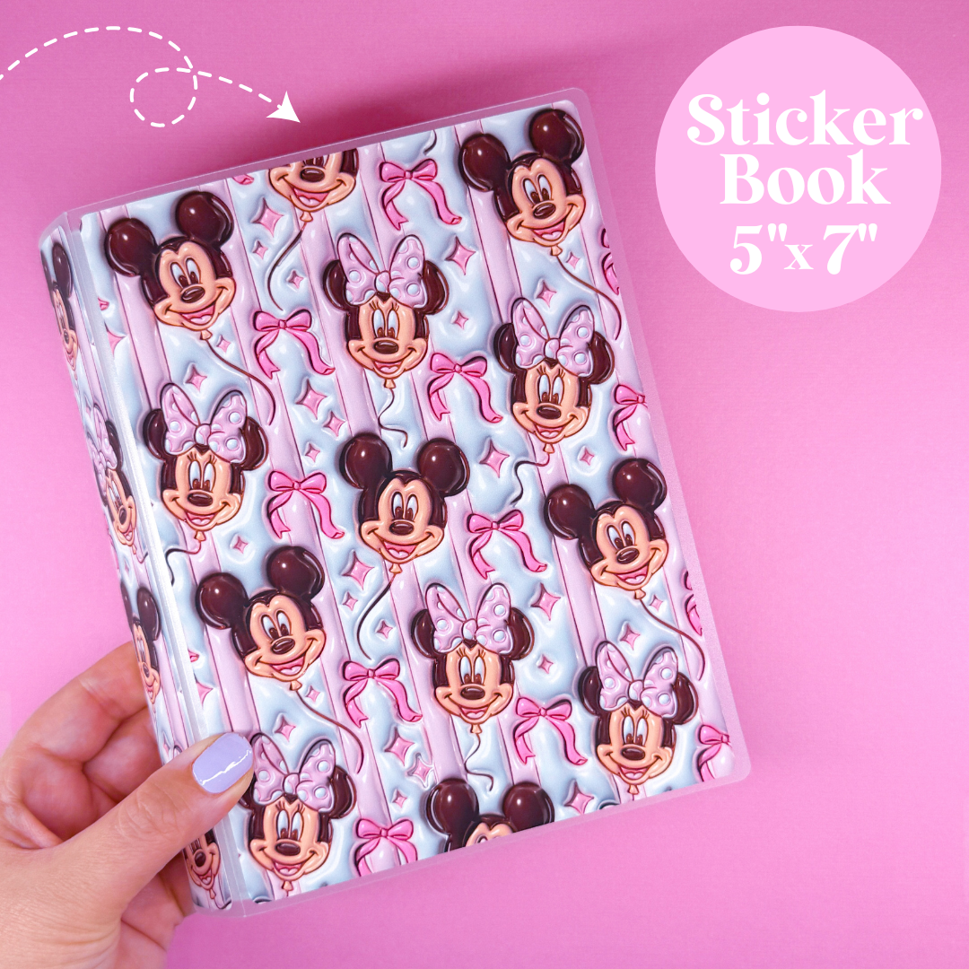5x7 & 4x6 Sticker / Photo Album - 3D Puffy Magic