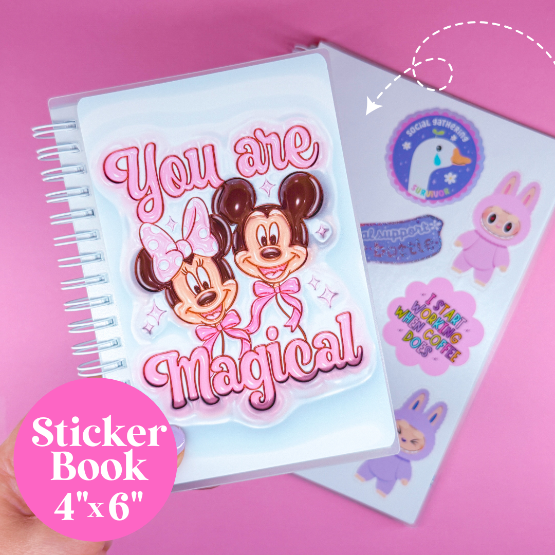 Reusable Sticker Books - 3D Puffy Magic