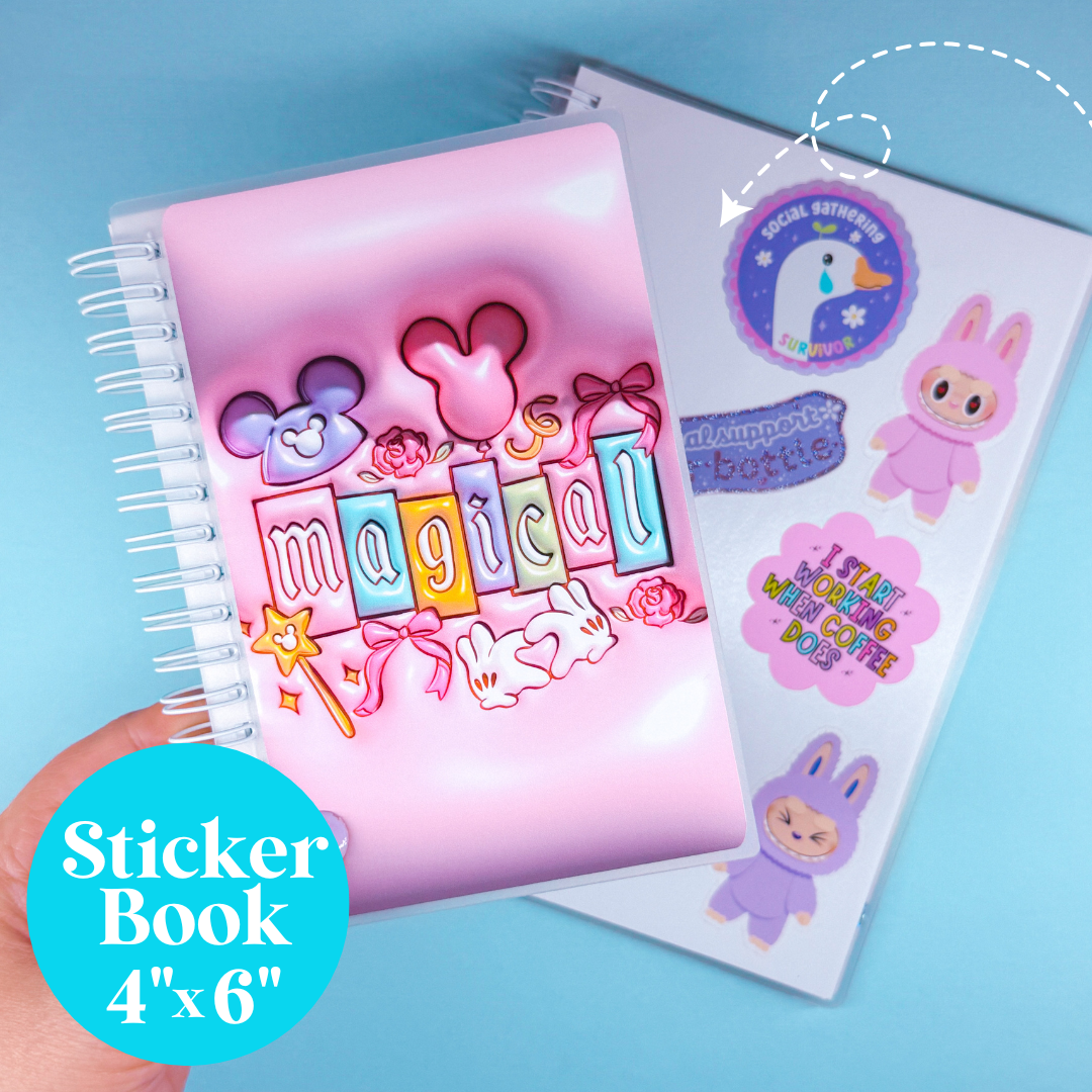 Reusable Sticker Books - 3D Puffy Magic
