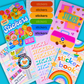 *PRE-ORDER* Reusable Sticker Book (Peel 'n Stick) - Notebook Paper - *SHIPS EARLY/MID OCTOBER* (Copy)