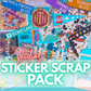 NEW! STICKER SCRAP PACK - Hollywood Studios
