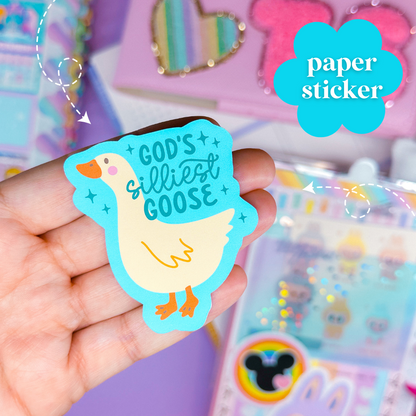 Journaling Paper Sticker - Silly Goose