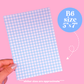 NEW! Journaling Paper Sticker - 5x7 Full Page Background Stickers (Spring Chic)