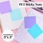 Transparent Sticky Notes - 3x3 Pastel (Clear)