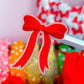 Waterproof Sticker - (Snow White) Red Bow