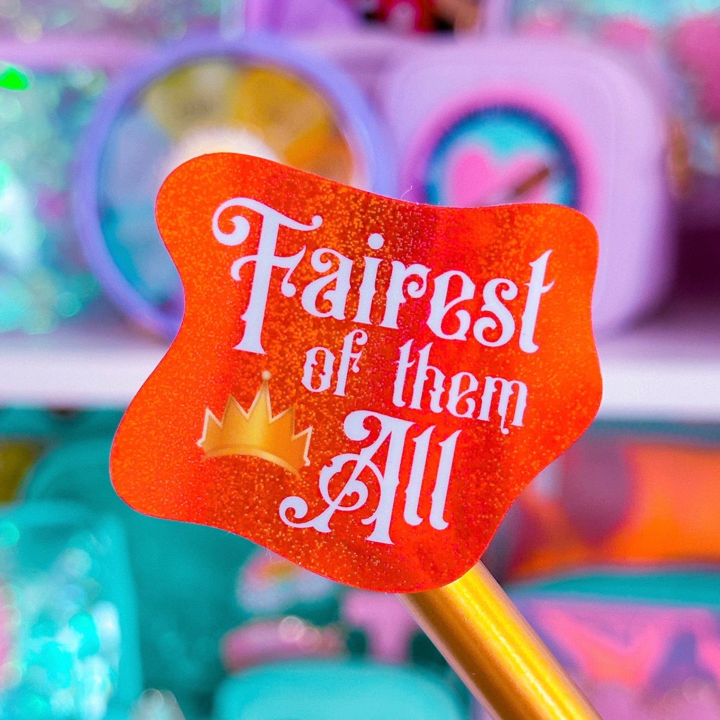 Waterproof Sticker - (Snow White) Fairest of them All