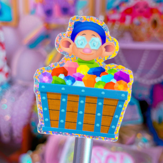 Waterproof Sticker - Mine Train Dopey (Snow White)
