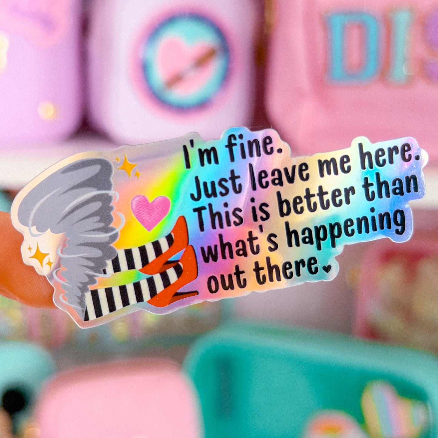 Waterproof Sticker - Just Leave Me Here