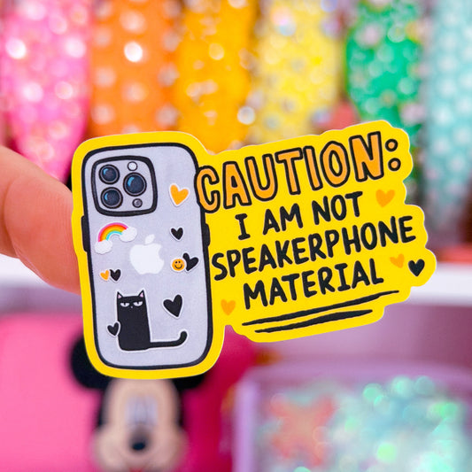 Waterproof Sticker - Not Speakerphone Material