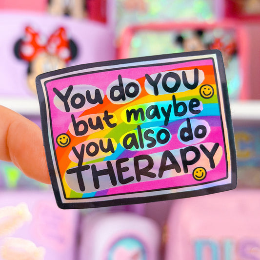 Waterproof Sticker - Maybe Do Therapy