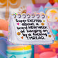 Waterproof Sticker - Hanging On By A Thread