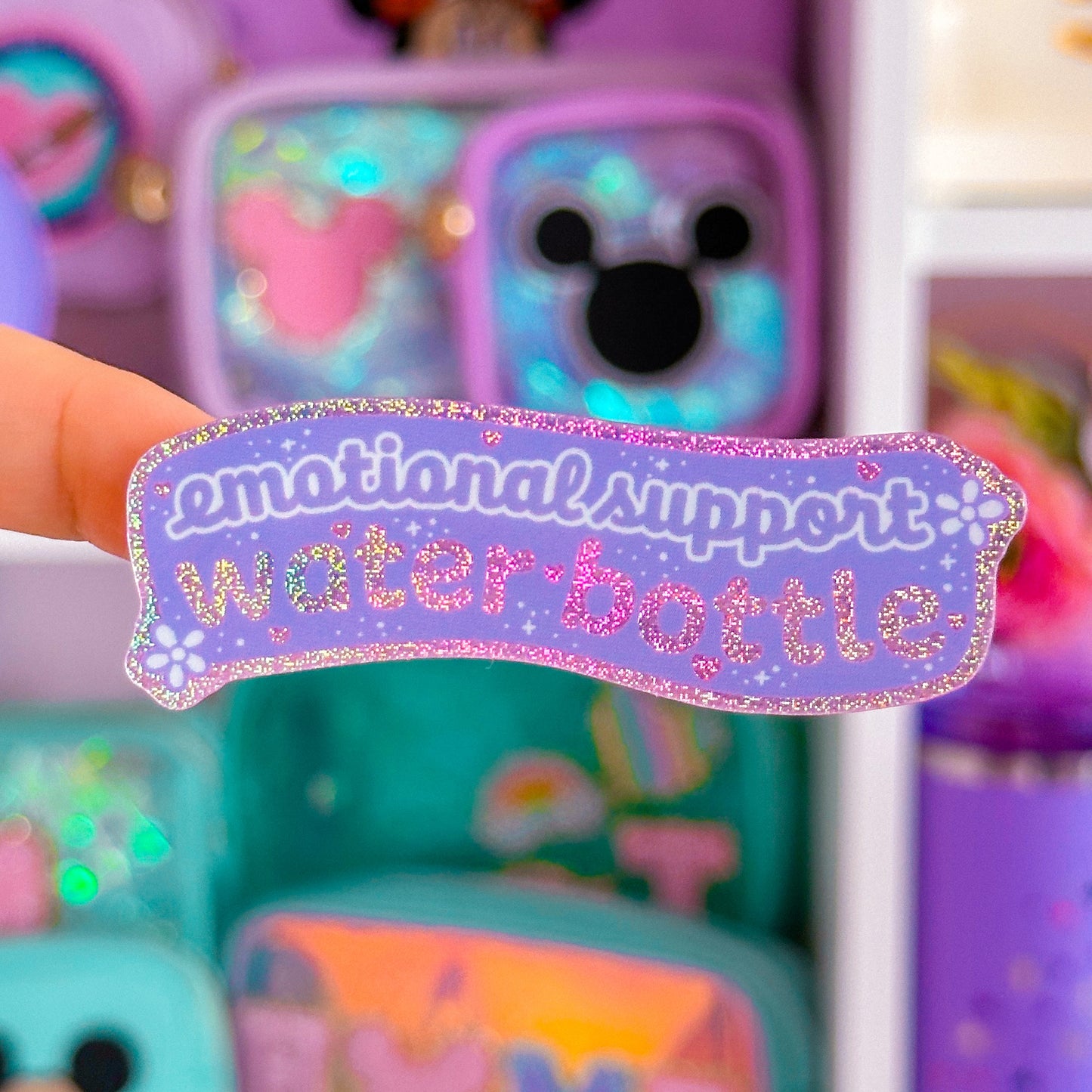 Waterproof Sticker - Emotional Support Water Bottle