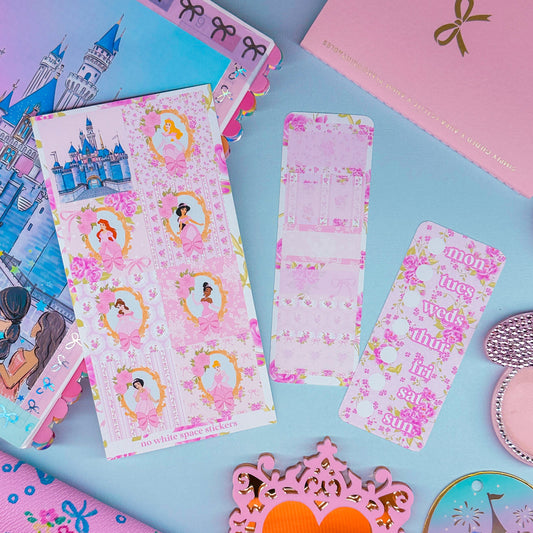 Mini Planner Stickers (Hobonichi Cousin 1.3") - Princess Coquette
