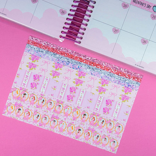 Washi Strip Stickers - Princess Coquette
