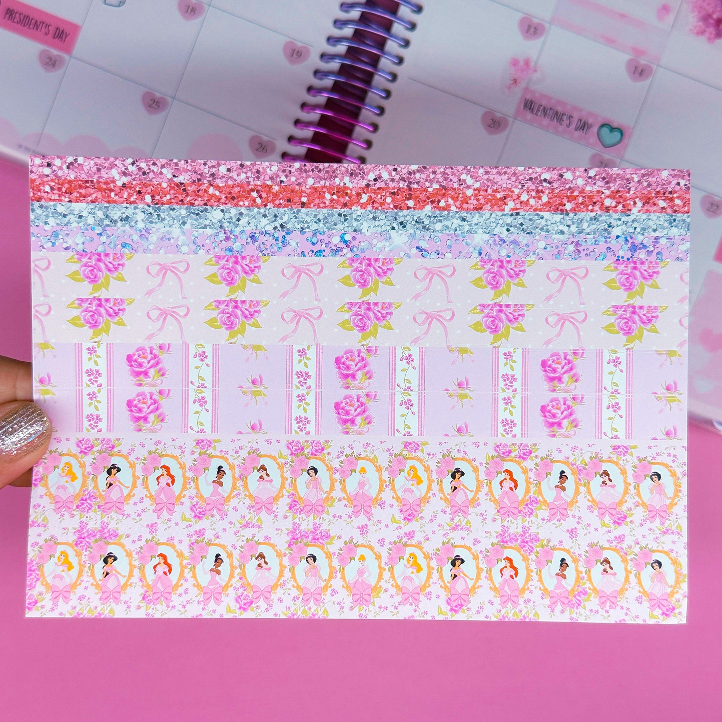 Washi Strip Stickers - Princess Coquette