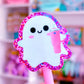 Waterproof Sticker - Halloween Water Cup Ghostie (Pink)