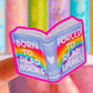 NEW! Waterproof Sticker - Born To Read Books, Forced To Read Emails